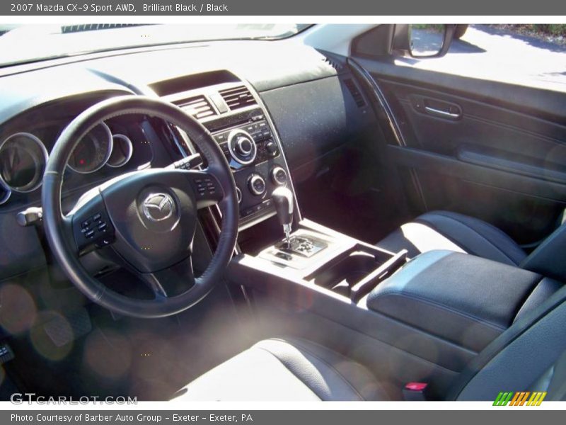 Brilliant Black / Black 2007 Mazda CX-9 Sport AWD