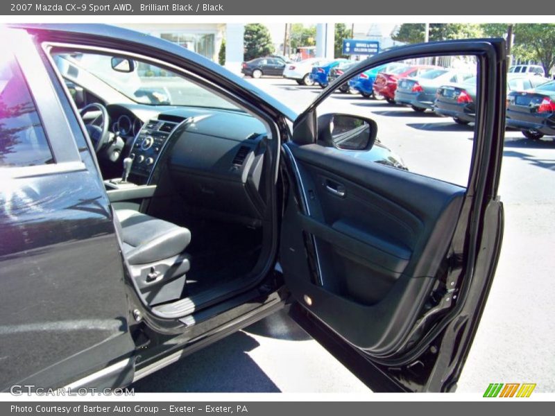 Brilliant Black / Black 2007 Mazda CX-9 Sport AWD