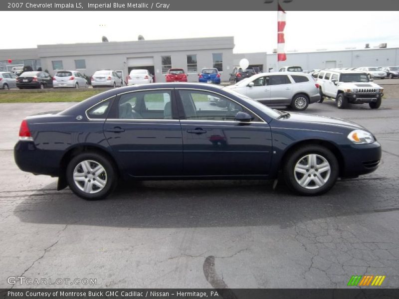 Imperial Blue Metallic / Gray 2007 Chevrolet Impala LS