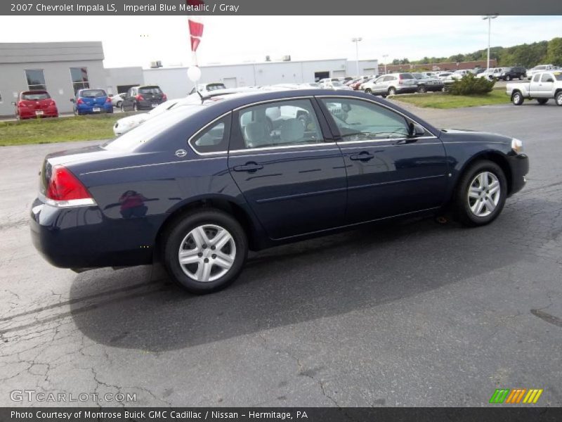 Imperial Blue Metallic / Gray 2007 Chevrolet Impala LS