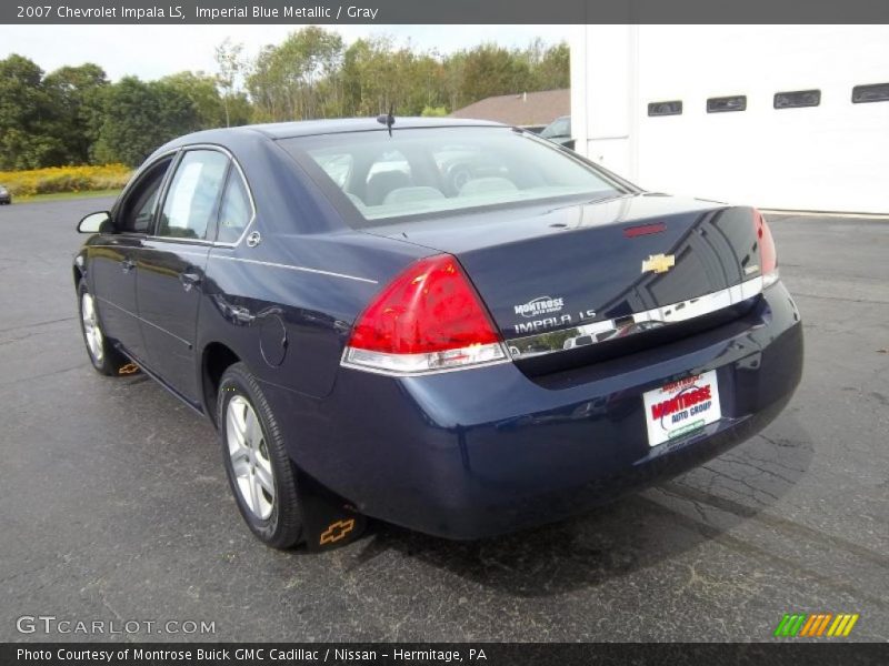 Imperial Blue Metallic / Gray 2007 Chevrolet Impala LS