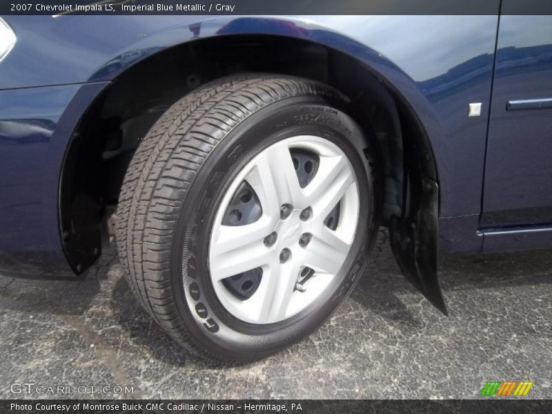 Imperial Blue Metallic / Gray 2007 Chevrolet Impala LS