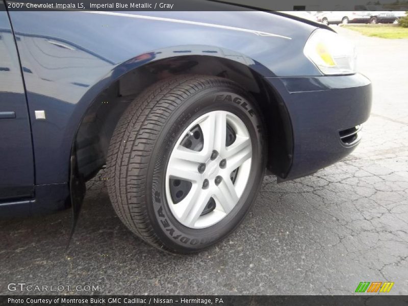 Imperial Blue Metallic / Gray 2007 Chevrolet Impala LS