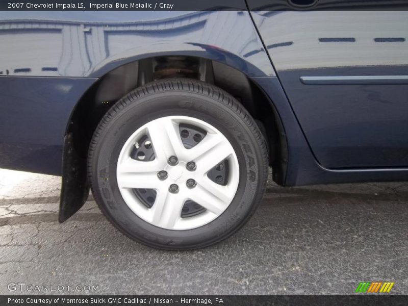 Imperial Blue Metallic / Gray 2007 Chevrolet Impala LS