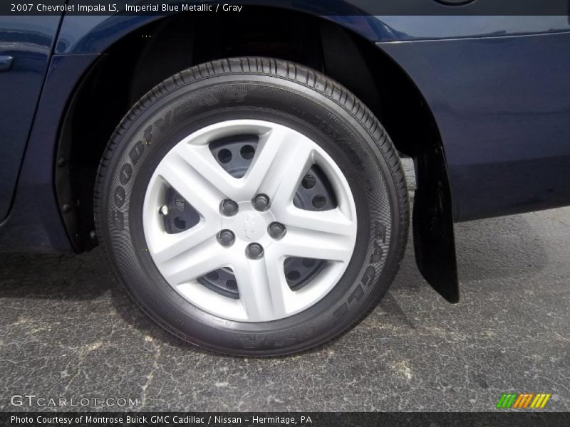 Imperial Blue Metallic / Gray 2007 Chevrolet Impala LS