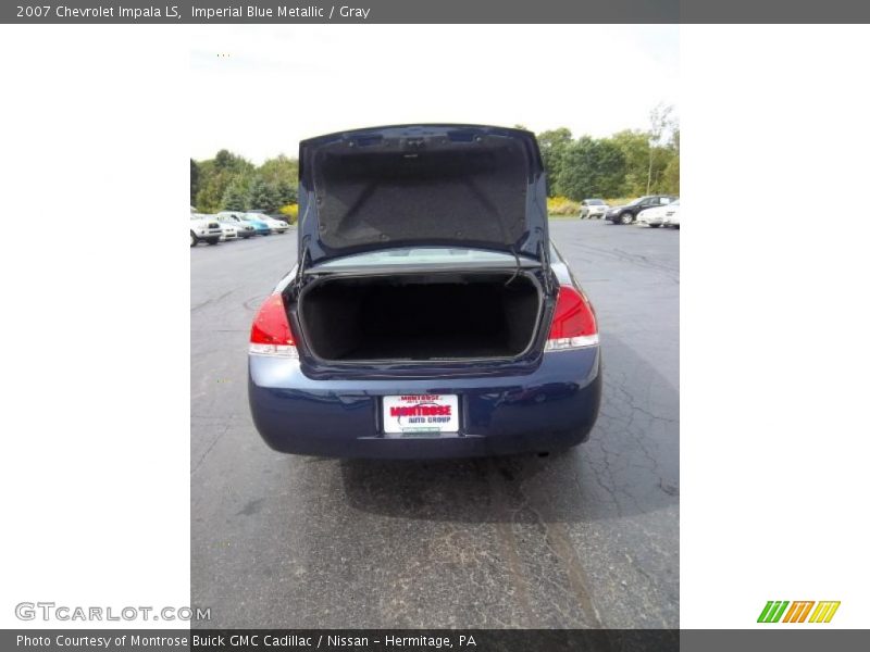 Imperial Blue Metallic / Gray 2007 Chevrolet Impala LS