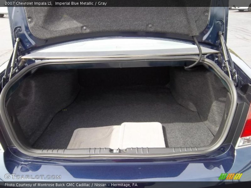 Imperial Blue Metallic / Gray 2007 Chevrolet Impala LS