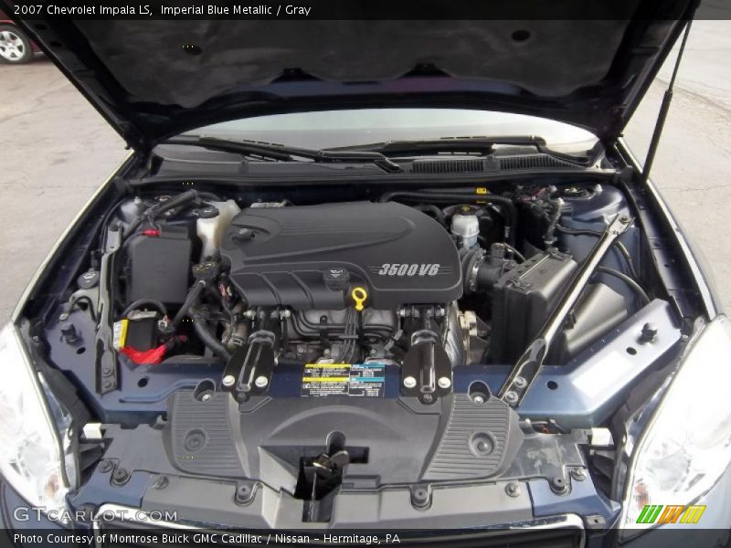 Imperial Blue Metallic / Gray 2007 Chevrolet Impala LS