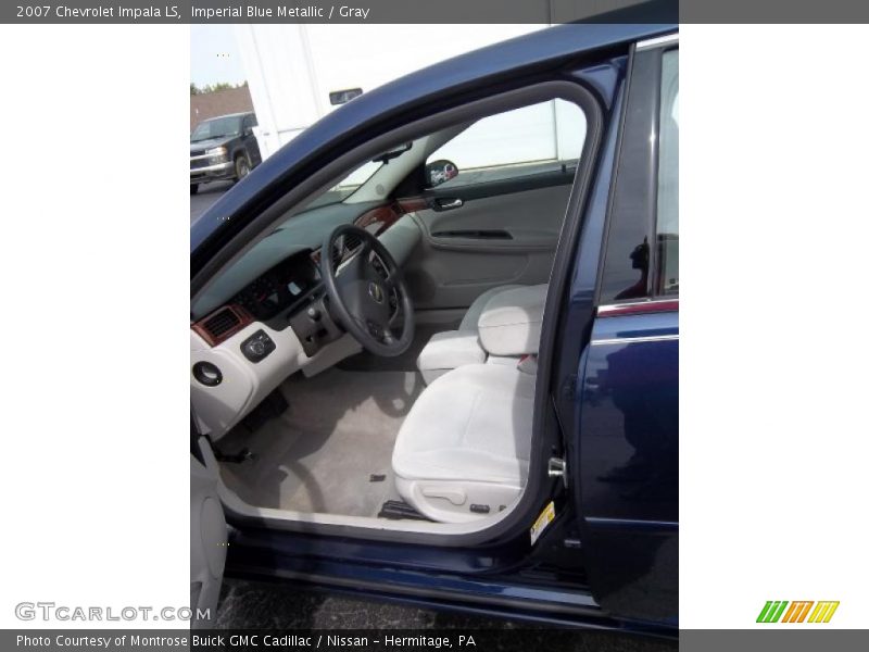 Imperial Blue Metallic / Gray 2007 Chevrolet Impala LS