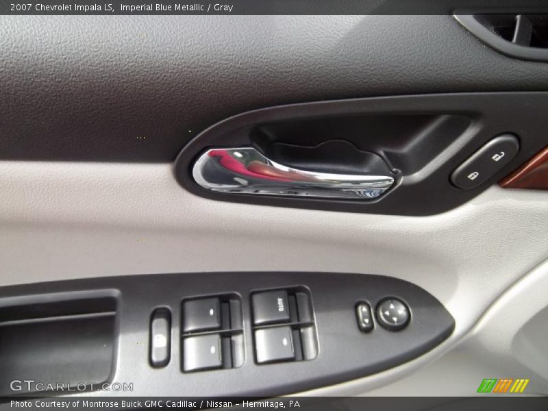 Imperial Blue Metallic / Gray 2007 Chevrolet Impala LS