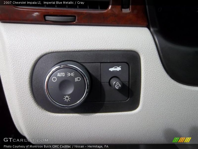 Imperial Blue Metallic / Gray 2007 Chevrolet Impala LS