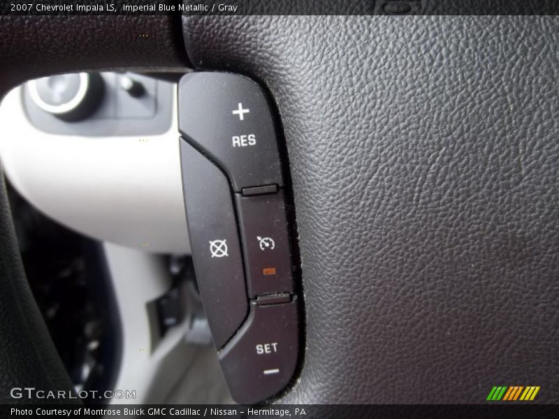 Imperial Blue Metallic / Gray 2007 Chevrolet Impala LS