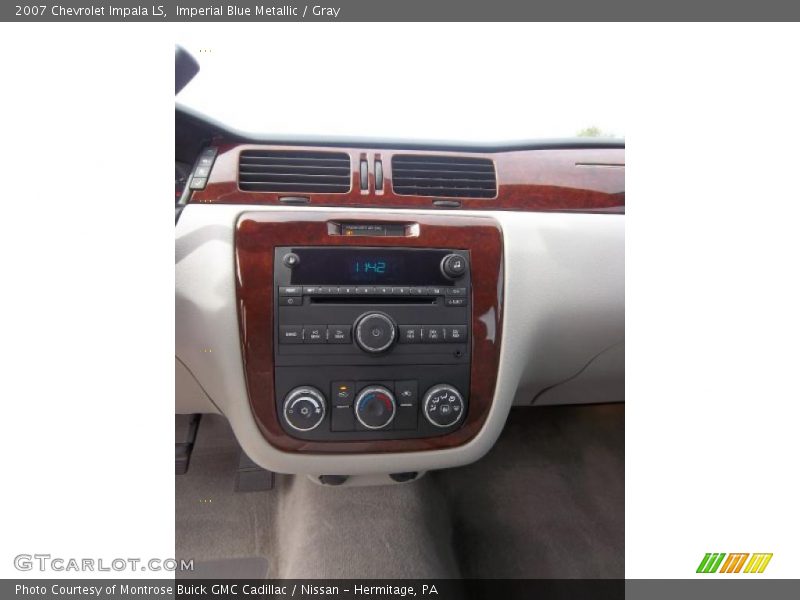 Imperial Blue Metallic / Gray 2007 Chevrolet Impala LS