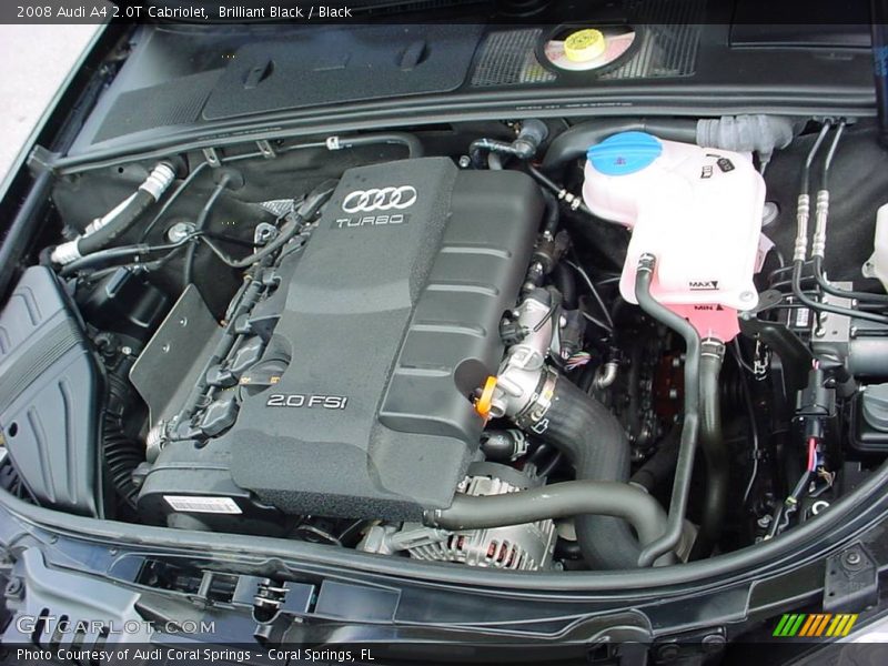 Brilliant Black / Black 2008 Audi A4 2.0T Cabriolet