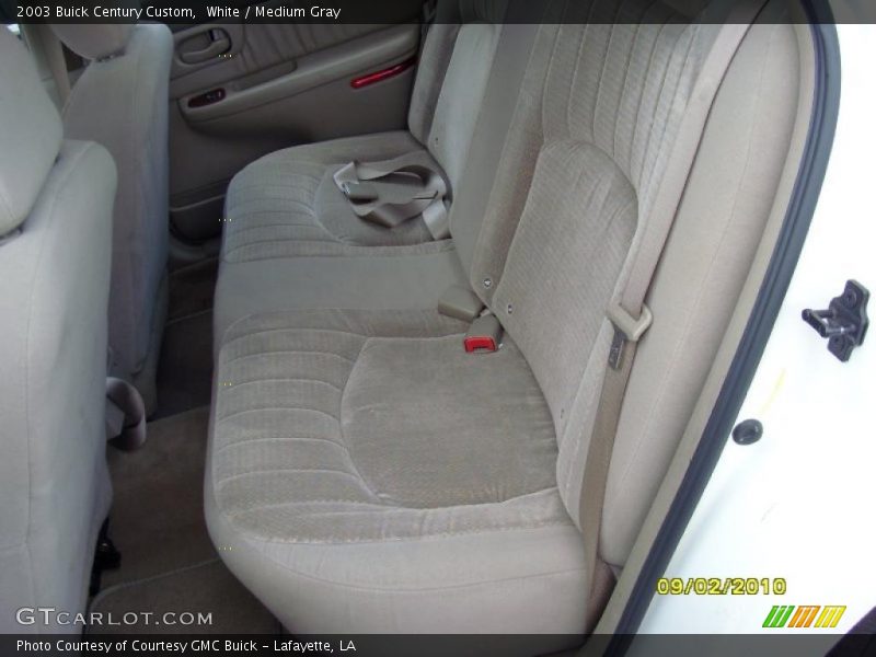 White / Medium Gray 2003 Buick Century Custom