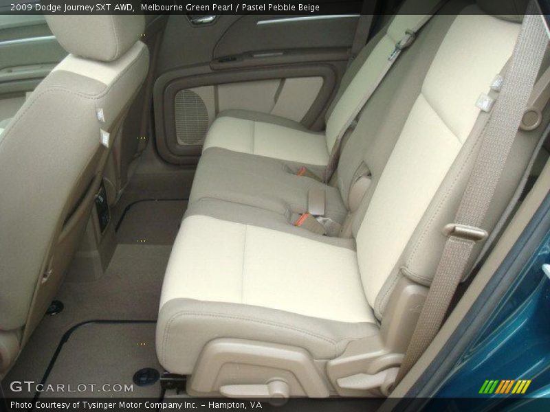 Melbourne Green Pearl / Pastel Pebble Beige 2009 Dodge Journey SXT AWD