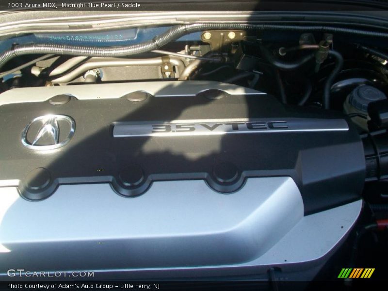 Midnight Blue Pearl / Saddle 2003 Acura MDX