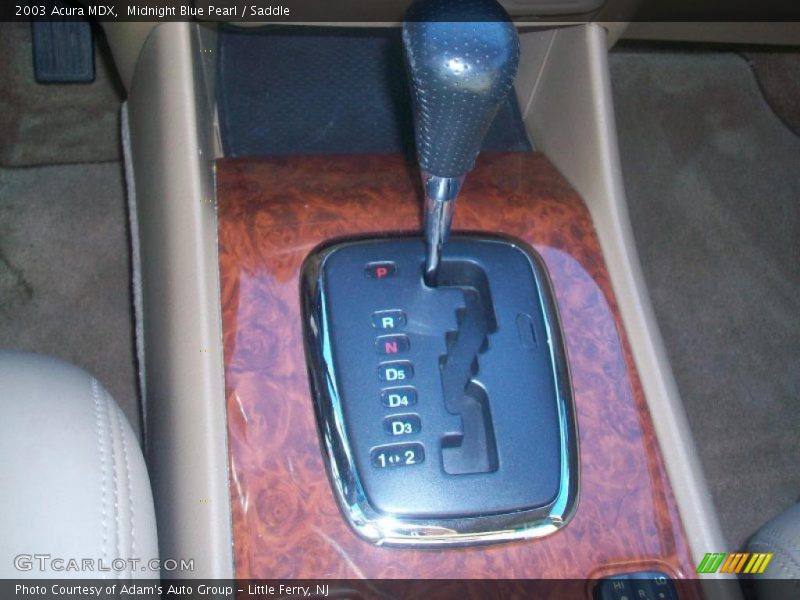 Midnight Blue Pearl / Saddle 2003 Acura MDX