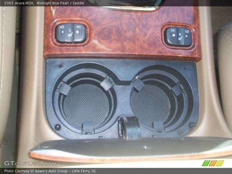 Midnight Blue Pearl / Saddle 2003 Acura MDX