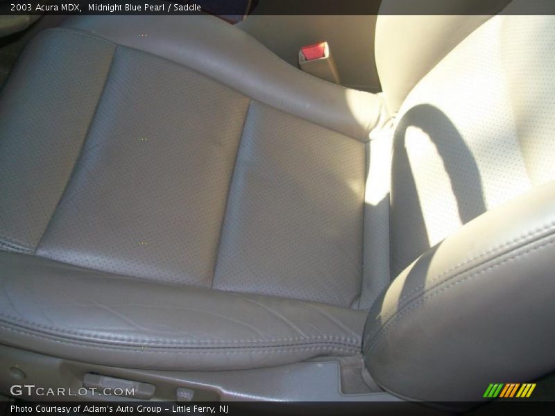 Midnight Blue Pearl / Saddle 2003 Acura MDX