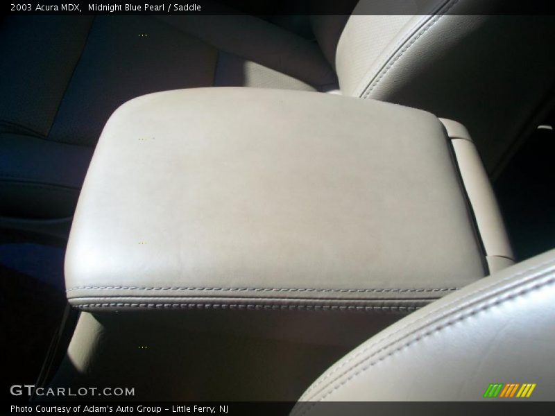 Midnight Blue Pearl / Saddle 2003 Acura MDX
