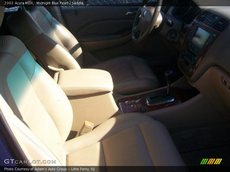 Midnight Blue Pearl / Saddle 2003 Acura MDX