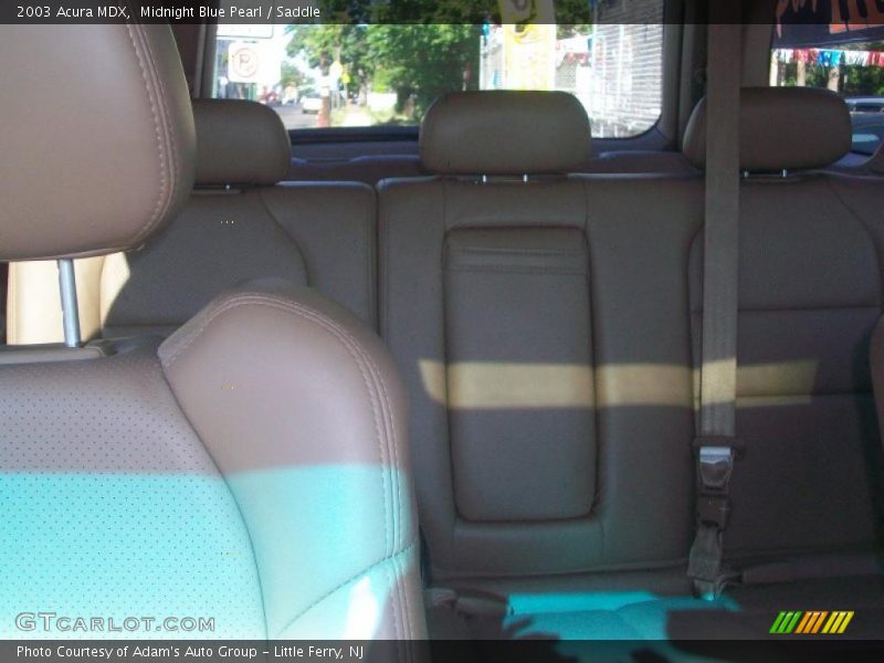 Midnight Blue Pearl / Saddle 2003 Acura MDX