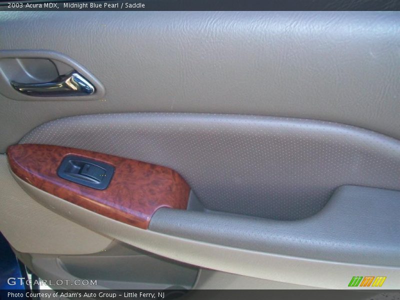 Midnight Blue Pearl / Saddle 2003 Acura MDX
