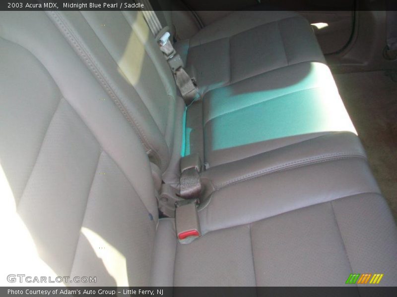 Midnight Blue Pearl / Saddle 2003 Acura MDX