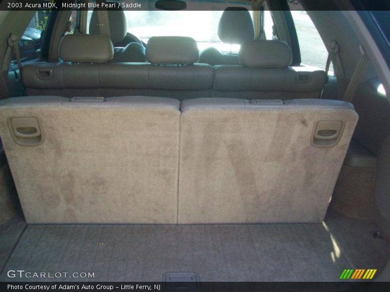 Midnight Blue Pearl / Saddle 2003 Acura MDX