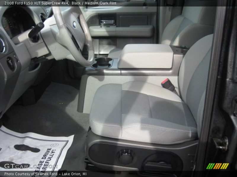 Black / Medium/Dark Flint 2008 Ford F150 XLT SuperCrew 4x4