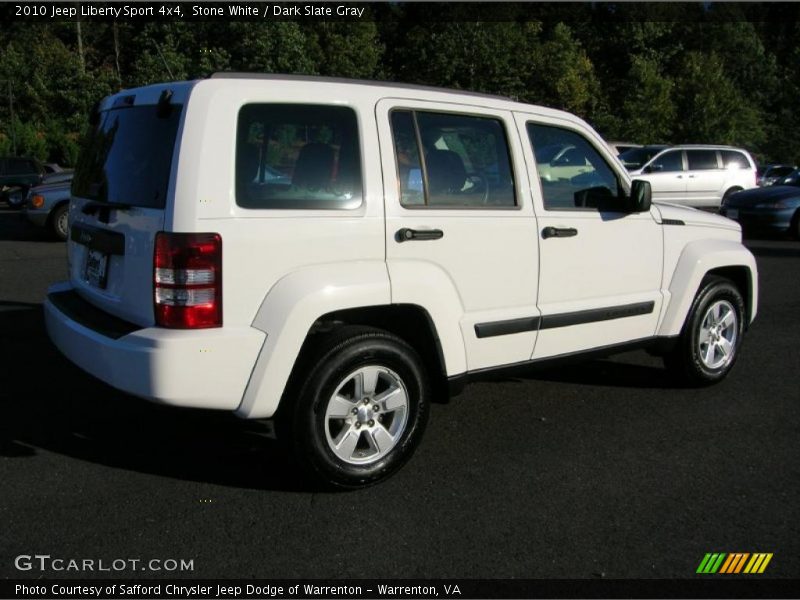 Stone White / Dark Slate Gray 2010 Jeep Liberty Sport 4x4