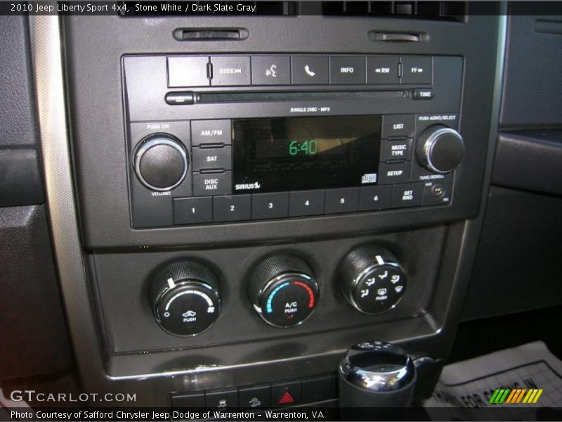 Stone White / Dark Slate Gray 2010 Jeep Liberty Sport 4x4