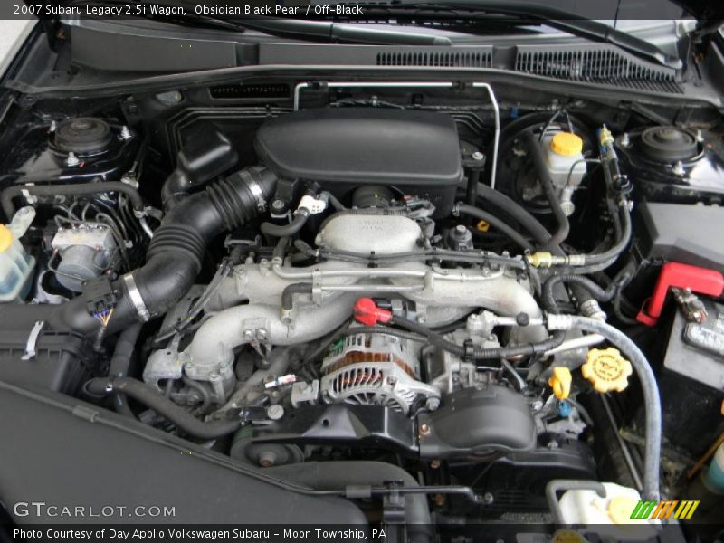 Obsidian Black Pearl / Off-Black 2007 Subaru Legacy 2.5i Wagon