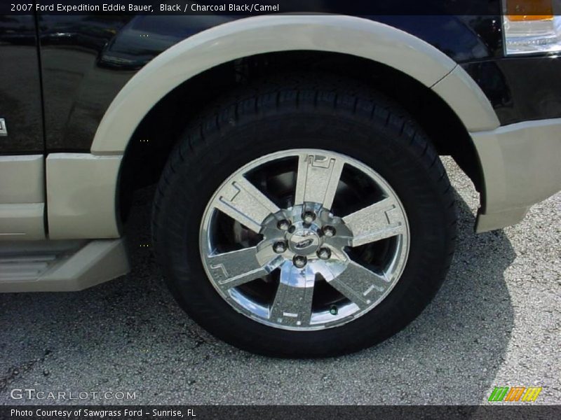 Black / Charcoal Black/Camel 2007 Ford Expedition Eddie Bauer