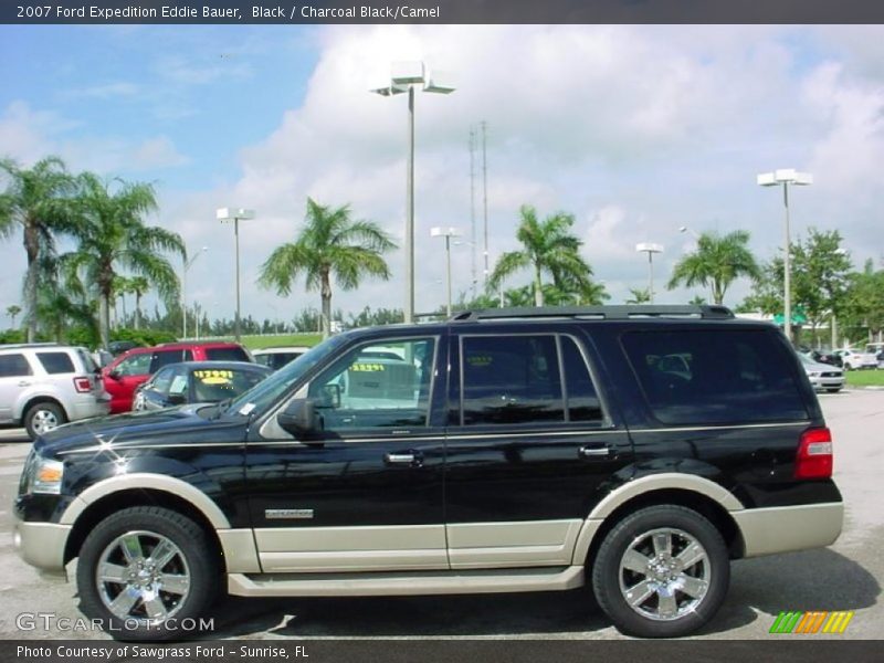 Black / Charcoal Black/Camel 2007 Ford Expedition Eddie Bauer