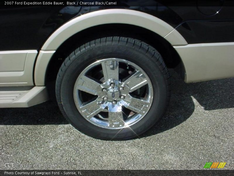 Black / Charcoal Black/Camel 2007 Ford Expedition Eddie Bauer
