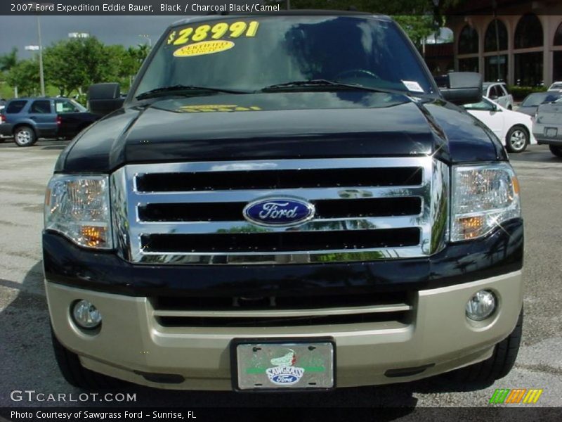 Black / Charcoal Black/Camel 2007 Ford Expedition Eddie Bauer