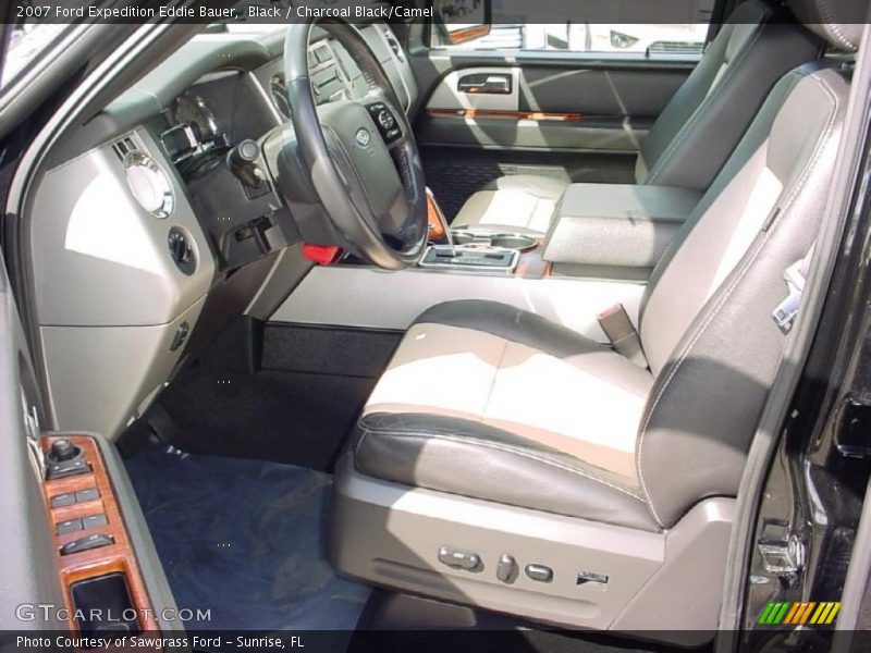 Black / Charcoal Black/Camel 2007 Ford Expedition Eddie Bauer