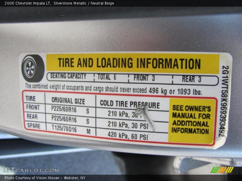 Silverstone Metallic / Neutral Beige 2006 Chevrolet Impala LT