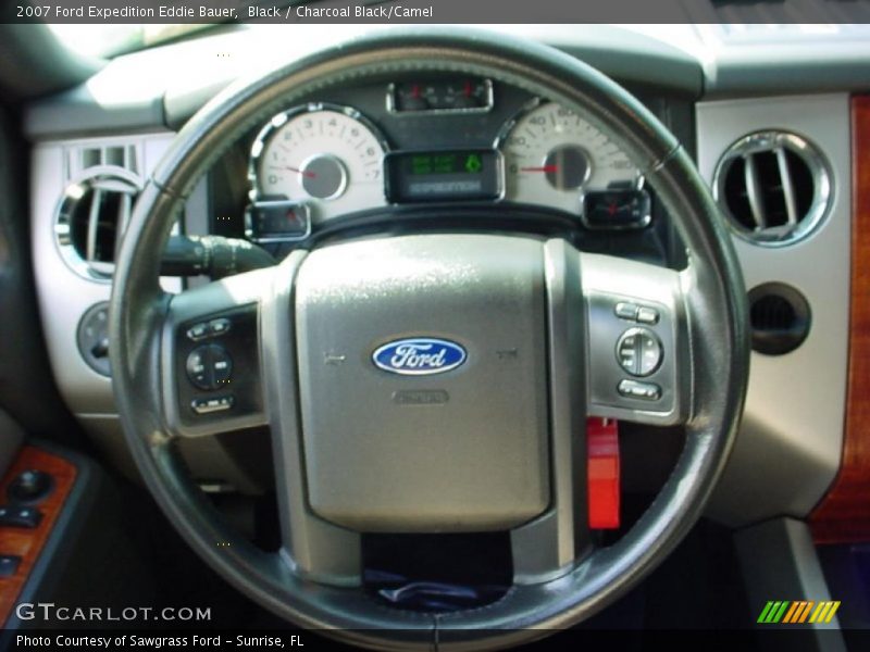 Black / Charcoal Black/Camel 2007 Ford Expedition Eddie Bauer