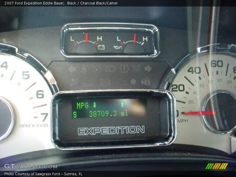 Black / Charcoal Black/Camel 2007 Ford Expedition Eddie Bauer