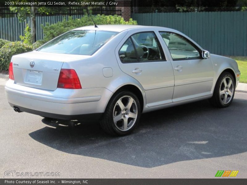 Reflex Silver Metallic / Grey 2003 Volkswagen Jetta GLI Sedan
