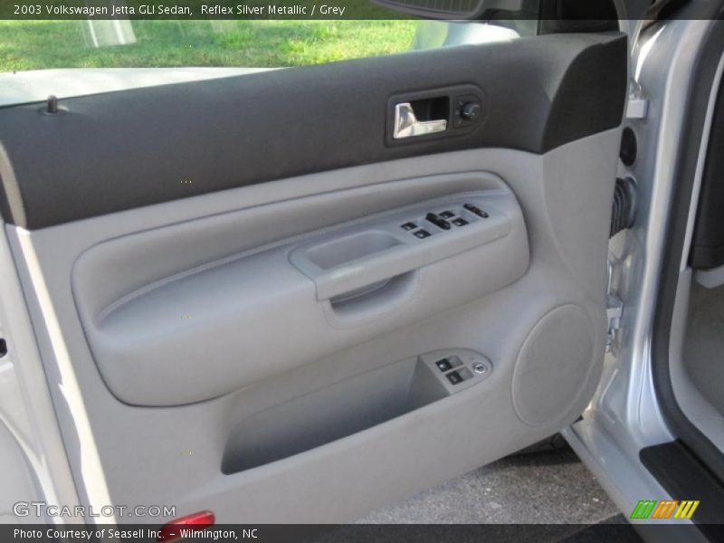 Reflex Silver Metallic / Grey 2003 Volkswagen Jetta GLI Sedan