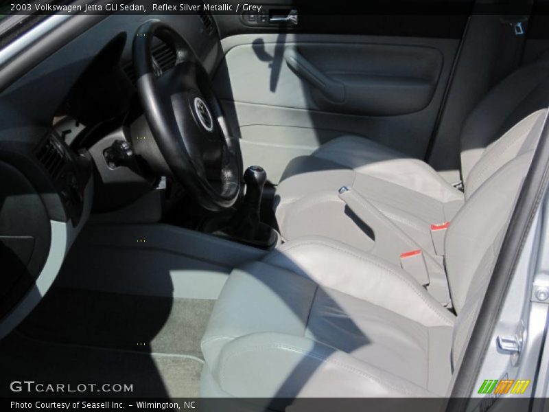 Reflex Silver Metallic / Grey 2003 Volkswagen Jetta GLI Sedan