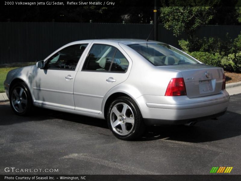 Reflex Silver Metallic / Grey 2003 Volkswagen Jetta GLI Sedan