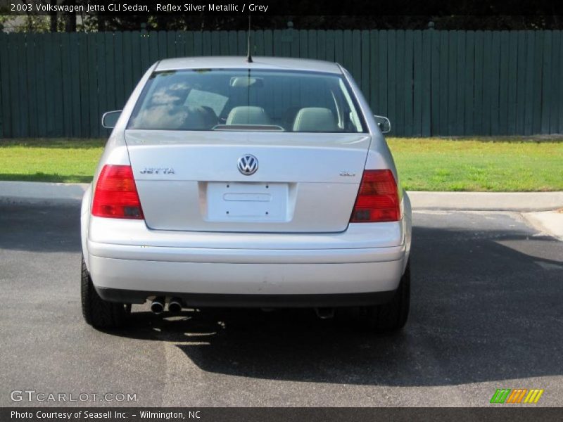 Reflex Silver Metallic / Grey 2003 Volkswagen Jetta GLI Sedan