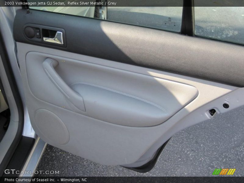 Reflex Silver Metallic / Grey 2003 Volkswagen Jetta GLI Sedan