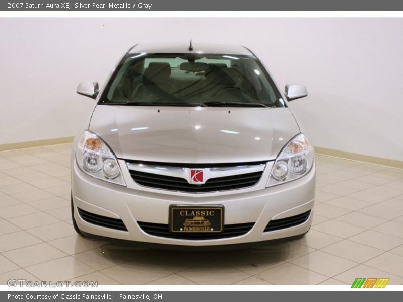 Silver Pearl Metallic / Gray 2007 Saturn Aura XE