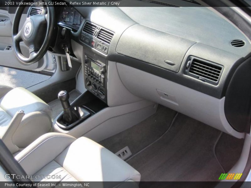 Reflex Silver Metallic / Grey 2003 Volkswagen Jetta GLI Sedan
